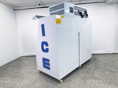 NSF Ice Merchandiser Two Door Ice Storage 200 bags  HR-CB600F