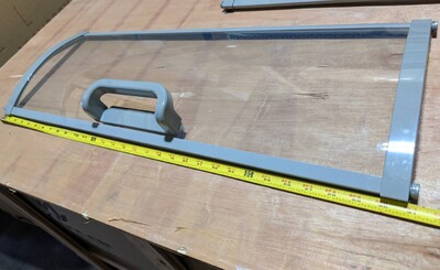 [Parts] HN25A-U Arc-shaped glass door with handle 752*254CM