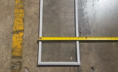 [Parts] HN25A-U Middle Flat Glass Door 737*244 CM