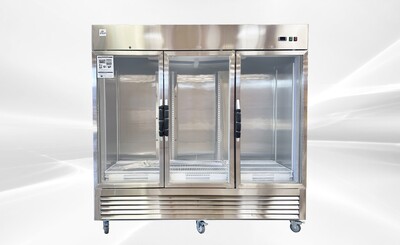 NSF Commercial 3 Door Stainless Steel Refrigerator KR-82BG1