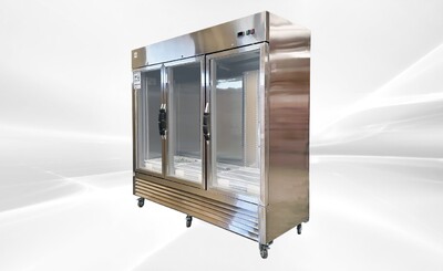 NSF Commercial 3 Door Stainless Steel Refrigerator KR-82BG1