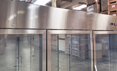 NSF Commercial 3 Door Stainless Steel Refrigerator KR-82BG1