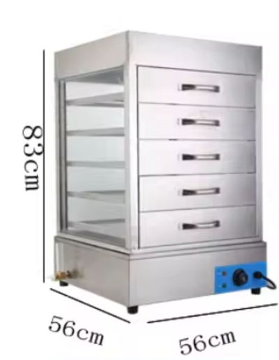 Electric 5-Layer Steam Buns Furnace Steamer  BW-401D-5