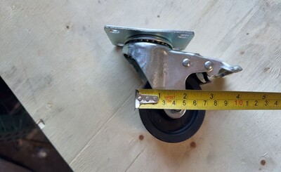 [Parts] 3 ins Swivel Wheel With Brake Set