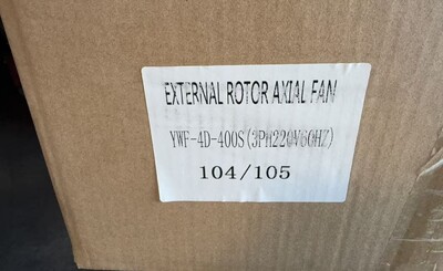 [Parts] HGZ600S 3PH External rotor Axial Fan YWF-4D-400S