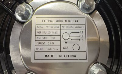 [Parts] HGZ600S 3PH External rotor Axial Fan YWF-4D-400S