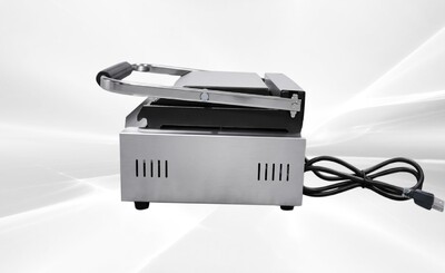 NSF Panini Sandwich  Grill Top Ribbed And Lower Flat PG811C