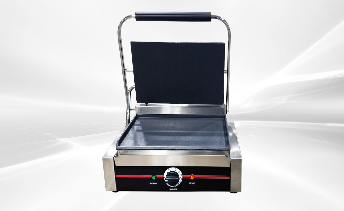 NSF Panini Sandwich Contact Grill Top And Lower Flat PG811EB