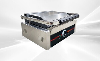 NSF Panini Sandwich Contact Grill Top And Lower Flat PG811EB
