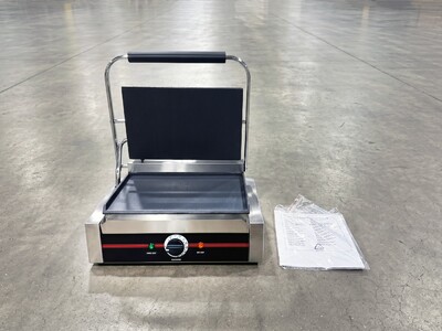 NSF Panini Sandwich Contact Grill Top And Lower Flat PG811EB