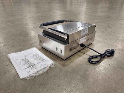NSF Panini Sandwich Contact Grill Top And Lower Flat PG811EB