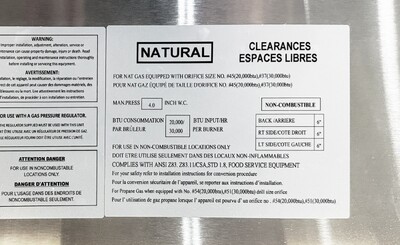 NSF 24 ins Gas cheesemelter broiler CD-CM24