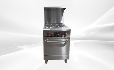 NSF 4 Burner Electric Range With Convection Oven ER24C