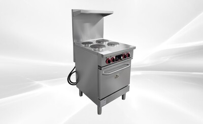 NSF 4 Burner Electric Range With Convection Oven ER24C