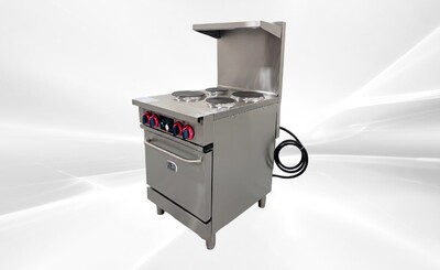 NSF 4 Burner Electric Range With Convection Oven ER24C