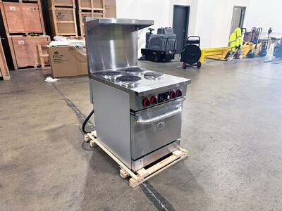 NSF 4 Burner Electric Range With Convection Oven ER24C