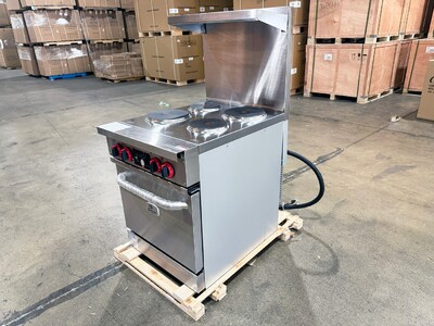 NSF 4 Burner Electric Range With Convection Oven ER24C
