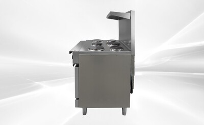 NSF 6 Burner Electric Range With Convection Oven ER36C