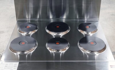 NSF 6 Burner Electric Range With Convection Oven ER36C