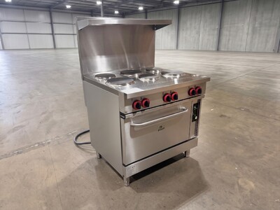 NSF 6 Burner Electric Range With Convection Oven ER36C