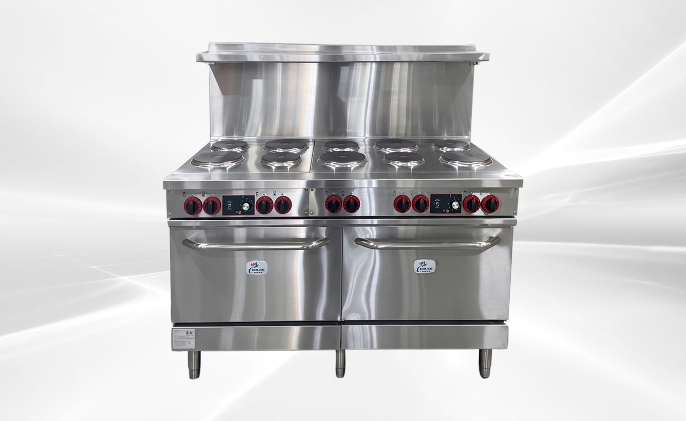 NSF 10 Burner Electric Range With Convection Oven ER60C
