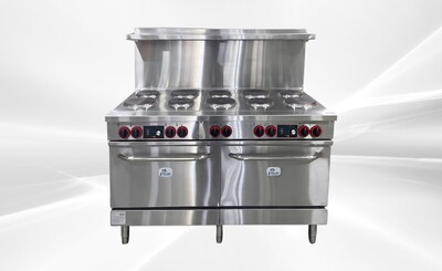 NSF 10 Burner Electric Range With Convection Oven ER60C