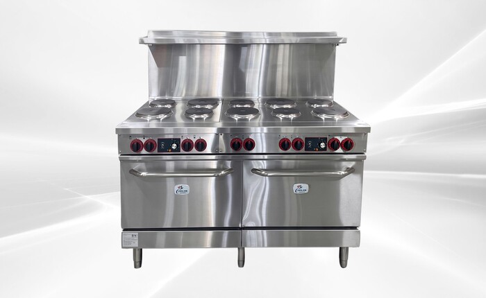 NSF 10 Burner Electric Range With Convection Oven ER60C