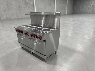 NSF 10 Burner Electric Range With Convection Oven ER60C