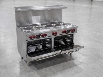 NSF 10 Burner Electric Range With Convection Oven ER60C