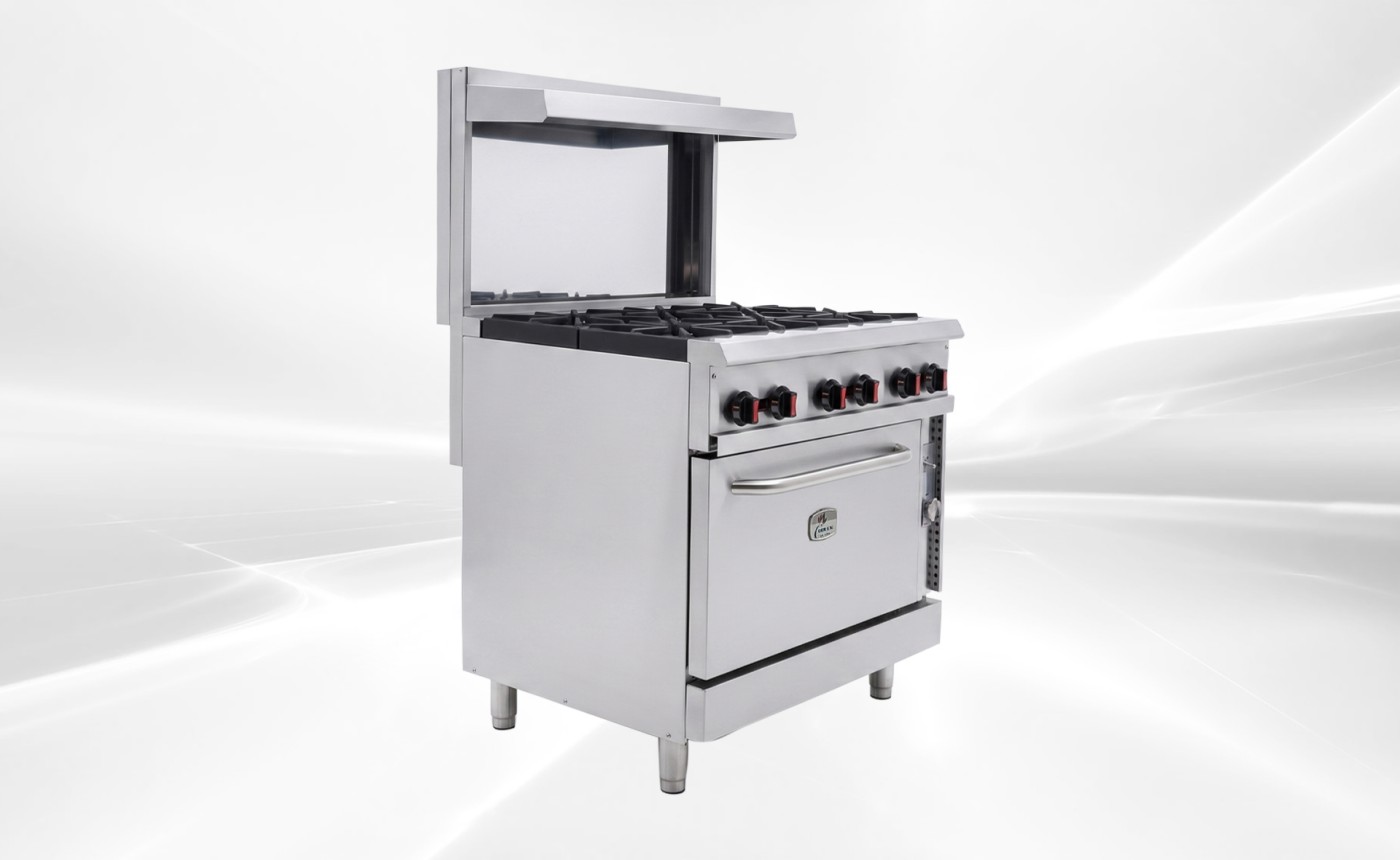 NSF 36 ins 6 Burner Convection Oven Range RGR-36CS