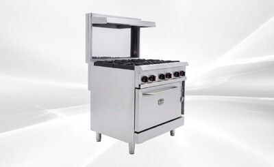 NSF 36 ins 6 Burner Convection Oven Range RGR-36CS