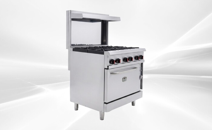 NSF 36 ins 6 Burner Convection Oven Range RGR-36CS