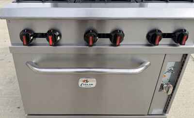 NSF 36 ins 6 Burner Convection Oven Range RGR-36CS
