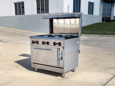 NSF 36 ins 6 Burner Convection Oven Range RGR-36CS