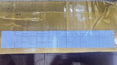 [Parts] DW-6R Ice Cream Cabinet Compressor