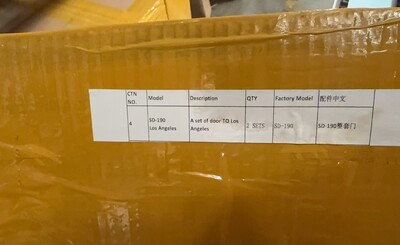 [Parts] SD-190 Glass Door Freezer A SET OF DOOR
