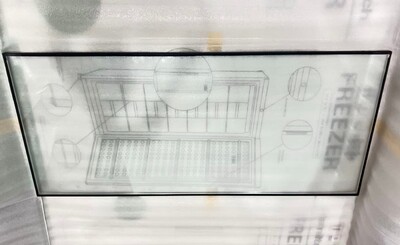 [Parts] CW-235 Bakery Display Case Front Glass
