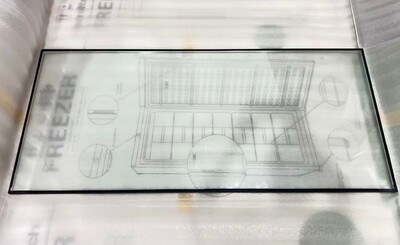 [Parts] CW-295 Bakery Display Case Front Glass
