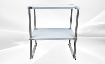 NSF 24 ins Stainless S Table Double Deck Overshelf  HN-OSD-1224