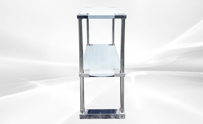NSF 24 ins Stainless S Table Double Deck Overshelf  HN-OSD-1224