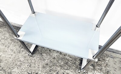 NSF 24 ins Stainless S Table Double Deck Overshelf  HN-OSD-1224