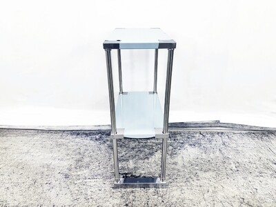 NSF 24 ins Stainless S Table Double Deck Overshelf  HN-OSD-1224