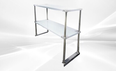 NSF 36 ins Sandwich Prep Table 2 Deck Overshelf  HN-OSD-1236