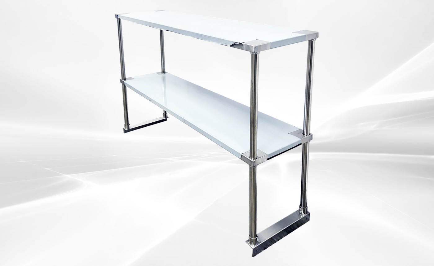 NSF 48 ins Under counter Double Deck Overshelf  HN-OSD-1248