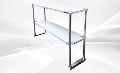 NSF 48 ins Under counter Double Deck Overshelf  HN-OSD-1248