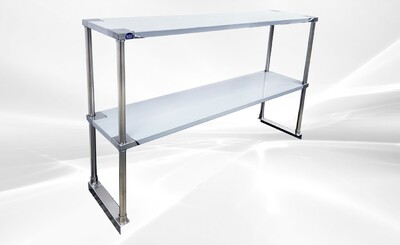 NSF 48 ins Under counter Double Deck Overshelf  HN-OSD-1248