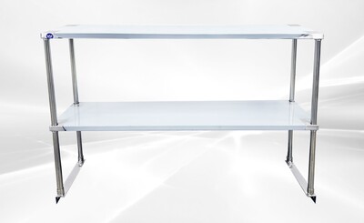 NSF 48 ins Under counter Double Deck Overshelf  HN-OSD-1248