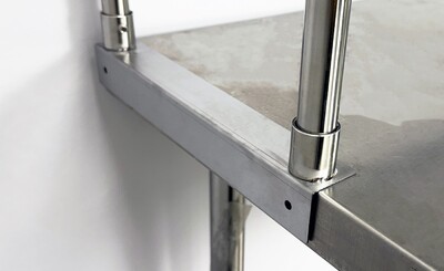 NSF  60 ins Sandwich Prep Table 2 Deck Overshelf  HN-OSD-1260