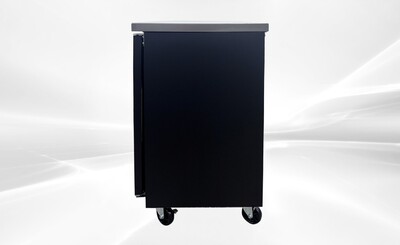 NSF Beer Black Glass Door Back Bar Cooler case  UBB-24-72F-HC