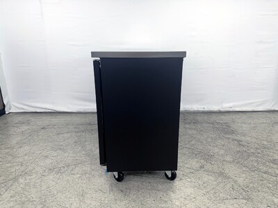 NSF Beer Black Glass Door Back Bar Cooler case  UBB-24-72F-HC